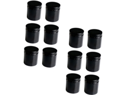 Juego De 12 Tarros Grandes, A Prueba De Fugas Y Recargables Para Cremas, Ideales Para Guardar Maquillaje Y Para Viajar.