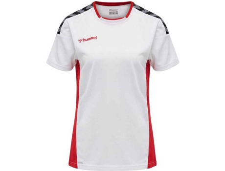 Camiseta de Mujer para Fútbol HUMMEL Authentic Poly Rojo (XS)