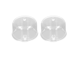 2pcs Lata De Doces Transparente Miniatura 1:12 Para Casa De Bonecas Acessórios
