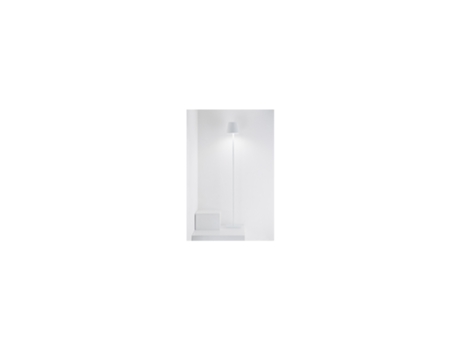 Lámpara Poldina Pro L Corten LED recargable y regulable 122cm ZAFFERANO