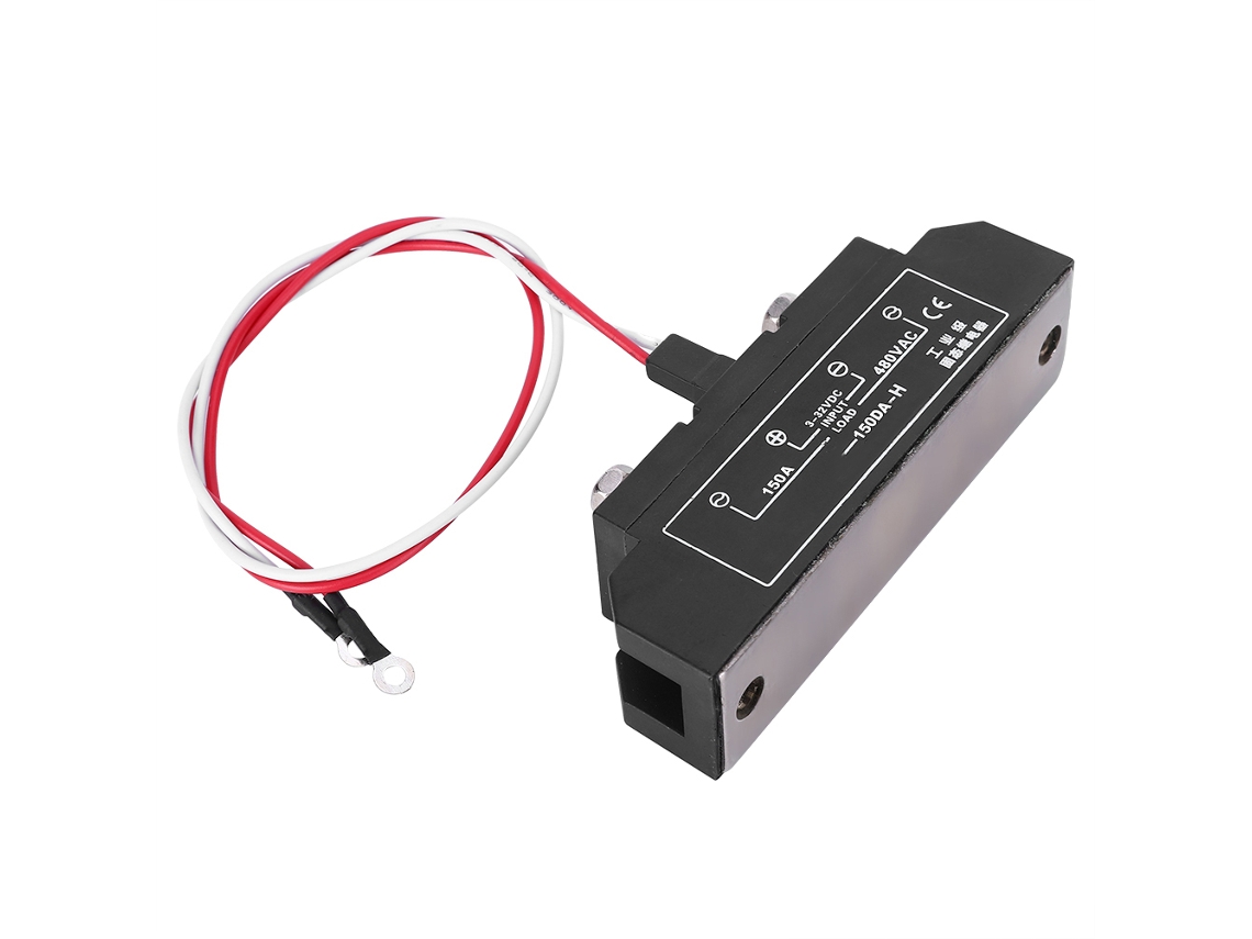 Relé Industrial De Estado Sólido Ssr-150da H Con Aislamiento Fotoeléctrico E Indicador Led.