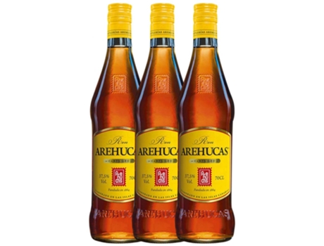 Rum AREHUCAS Arehucas Carta De Oro (0.7 L - 3 unidades)