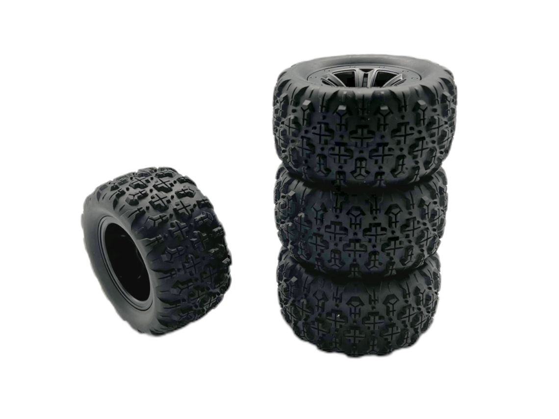 Neumáticos y ruedas mejorados para Wltoys 144010 MJX 16208 16209 16210 Scy Mnrc Mn128 1/12 1/14 1/16 Monster Truck RC Autos Vehículos Modelos P