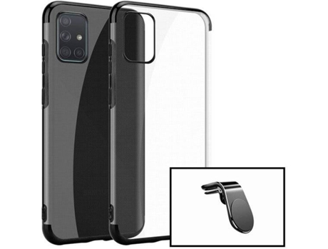 Kit Soporte Magnético L Safe Driving Coche y Funda SlimArmor Xiaomi Redmi Note 10 Lite PHONECARE Negro