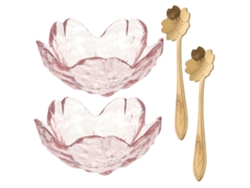2 Conjuntos De Cuencos De Vidrio Para Flores Con Cucharas De Metal, Cuencos Faciales, Cuenco Para Máscara, Cuenco Para Aceite Esencial Webake