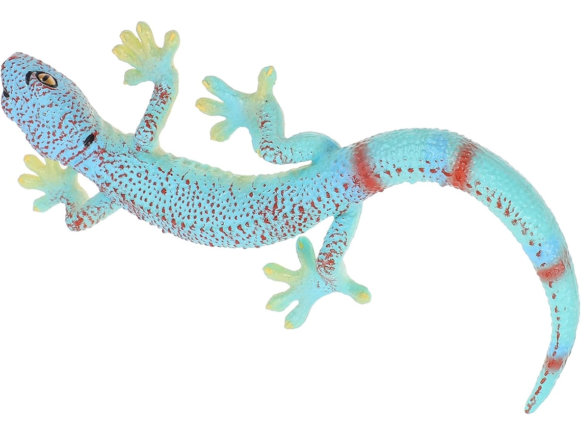 Figura De Lagarto De Plástico, Modelo De Reptil Realista, Decoración Para Fiestas En El Jardín.