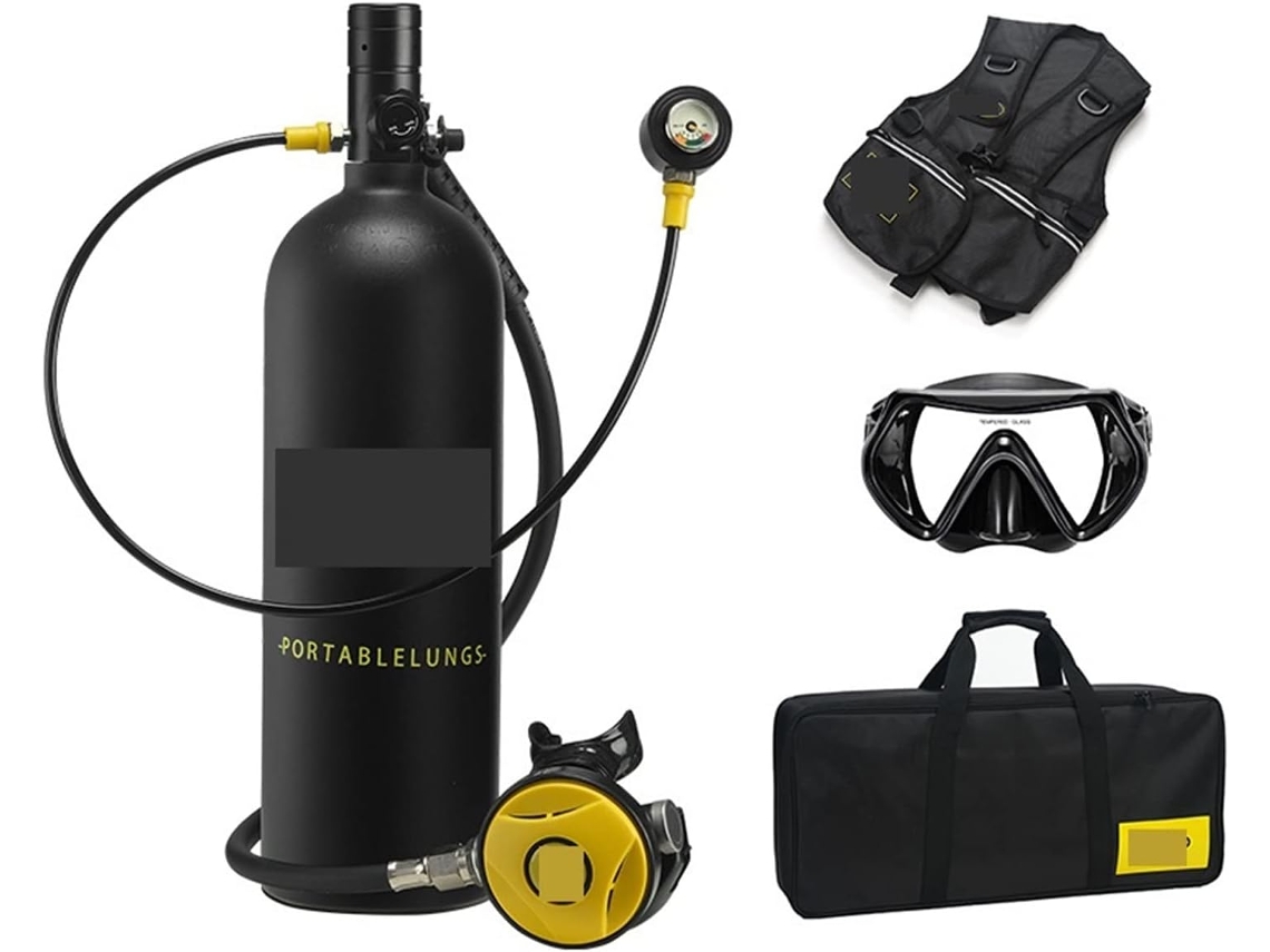 Minibotella De Buceo, Tubo De Respiración, Tanque De Oxígeno Para Buceo Subacuático