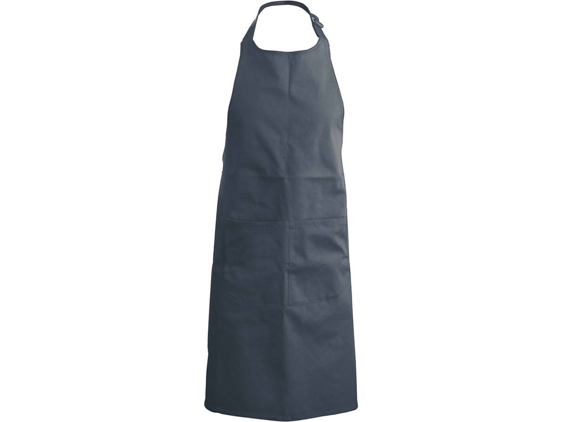 Delantal KARIBAN con Bolsillo (Gris - Algodón - 90 x 31.5 cm)