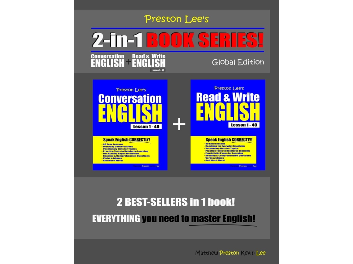 Libro Preston Lees 2-in-1 Book Series! Conversation English Amp Read Amp Write English Lesson 1 - 40 Global Edition De Matthew Preston (inglés)