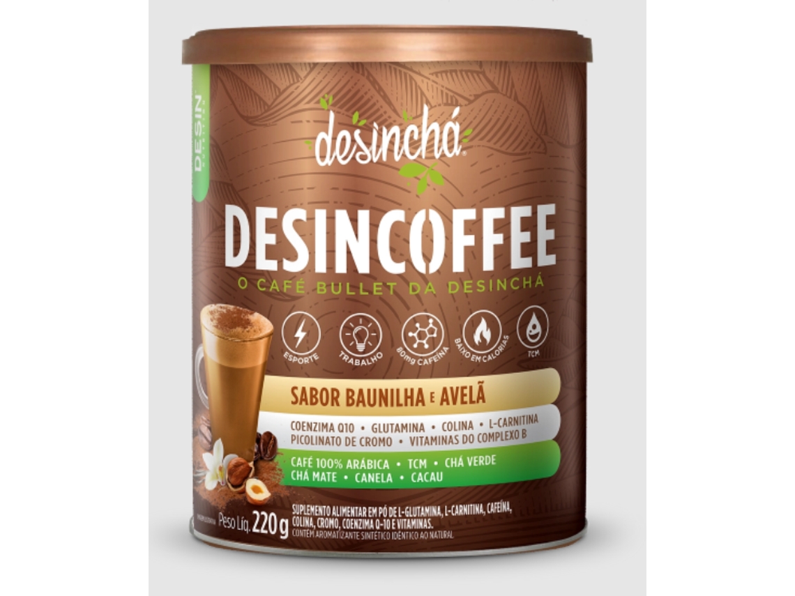 Complemento Alimentar DESINCHÁ Desincoffee Vainilla y Avelana (220 g)