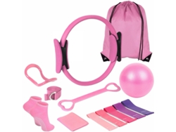 Set De Pilates De 13 Piezas Para Tonificar Y Adelgazar (Rosa)  DIGITALLAB