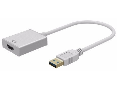Adaptador Convertidor USB 3.0 para HDMI Hembra / Tarjeta Gráfica (Gris)