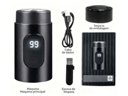Miniafeitadora Eléctrica Portátil, Pantalla Digital, Cabezal Lavable, Recargable Por Usb, Ideal Para Viajes Y Uso Diario.
