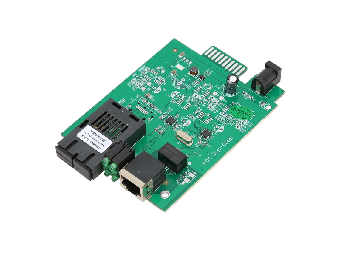 Conversor De Fibra Óptica Módulo 100m 1310nm Fibra Dual Monomodo 25km Transceptor Sc