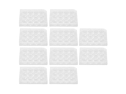 10 Platos De Cultivo De Tejidos Con Tapa, Espesor Uniforme Y Alta Transparencia, 12 Pozos, Para Laboratorio