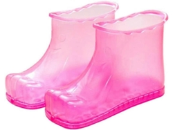 Botas portáteis para banho de pés com massagem de acupuntura, em EVA resistente ao calor para relaxamento e circulação sanguínea.