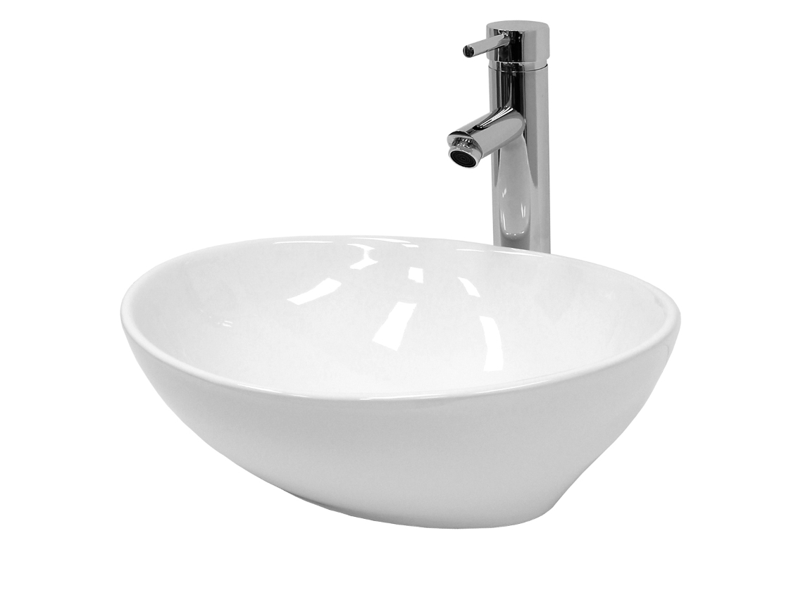 Lavamanos ECD (Branco - Cerámica - 41 x 31 x 14.2cm)