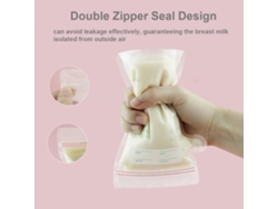 Bolsas De Almacenamiento De Leche Materna De 200 Ml, Preesterilizadas, Sin Bpa, Con Doble Cierre, 30 Unidades.