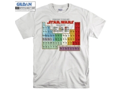 Camiseta Rockinstone Star Wars Periodic Table Elements（xxxl）