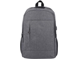 Bolso antirrobo para portátil con puerto USB, ideal para hombres, estudiantes y jóvenes. Color: Gris. SFUSHOS