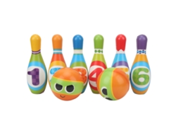 Ats-set De Bolos Para Niños Con Pinos Y Pelotas De Poliuretano Borde Redondo Juguete De Interacción Padre-hijo