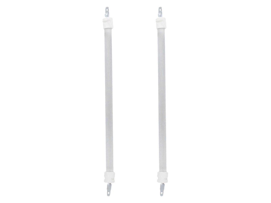 Juego de 2 tubos calefactores de cuarzo: Elemento de repuesto para infrarrojos de 26 cm, de cuarzo cerámico Ssa de GOKOCO
