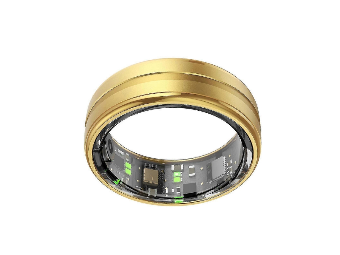 Anillo inteligente con estuche de carga que monitorea la frecuencia cardíaca, la oxigenación sanguínea y el sueño. Nostalgia88