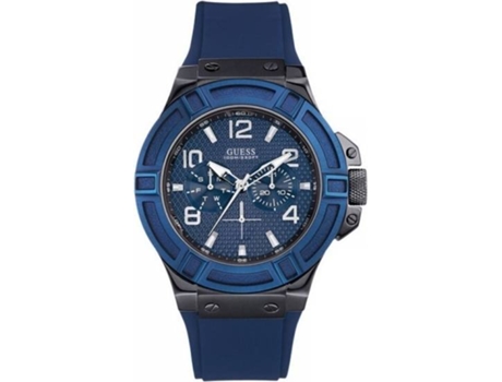 Reloj GUESS W0248G5 Hombre (Silicona - Azul)