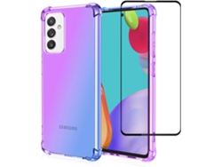 Protector de Pantalla Párachoque para Samsung HONGWE. Silicona Transparente