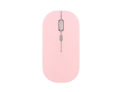 Ratón inalámbrico Bluetooth de 2,4 G con carga dual Yuysan, modelo rosa