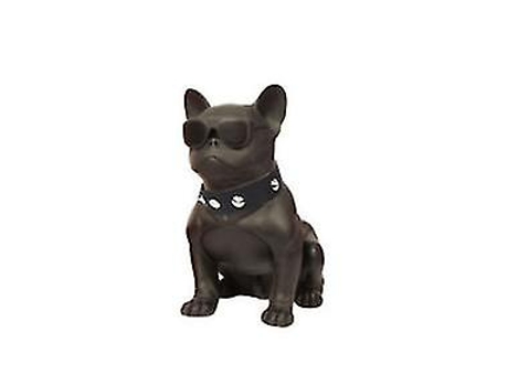 Altavoz Bluetooth portátil Altavoz Bulldog Francés Doble Altavoz Bluetooth M10 Altavoz de Graves para Perros Negro BISBISOUS