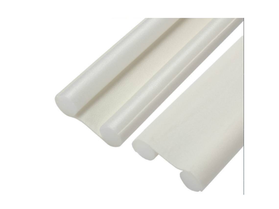 Burlete De Eva Para Puertas, Insonorizado, Resistente Al Viento, Blanco.