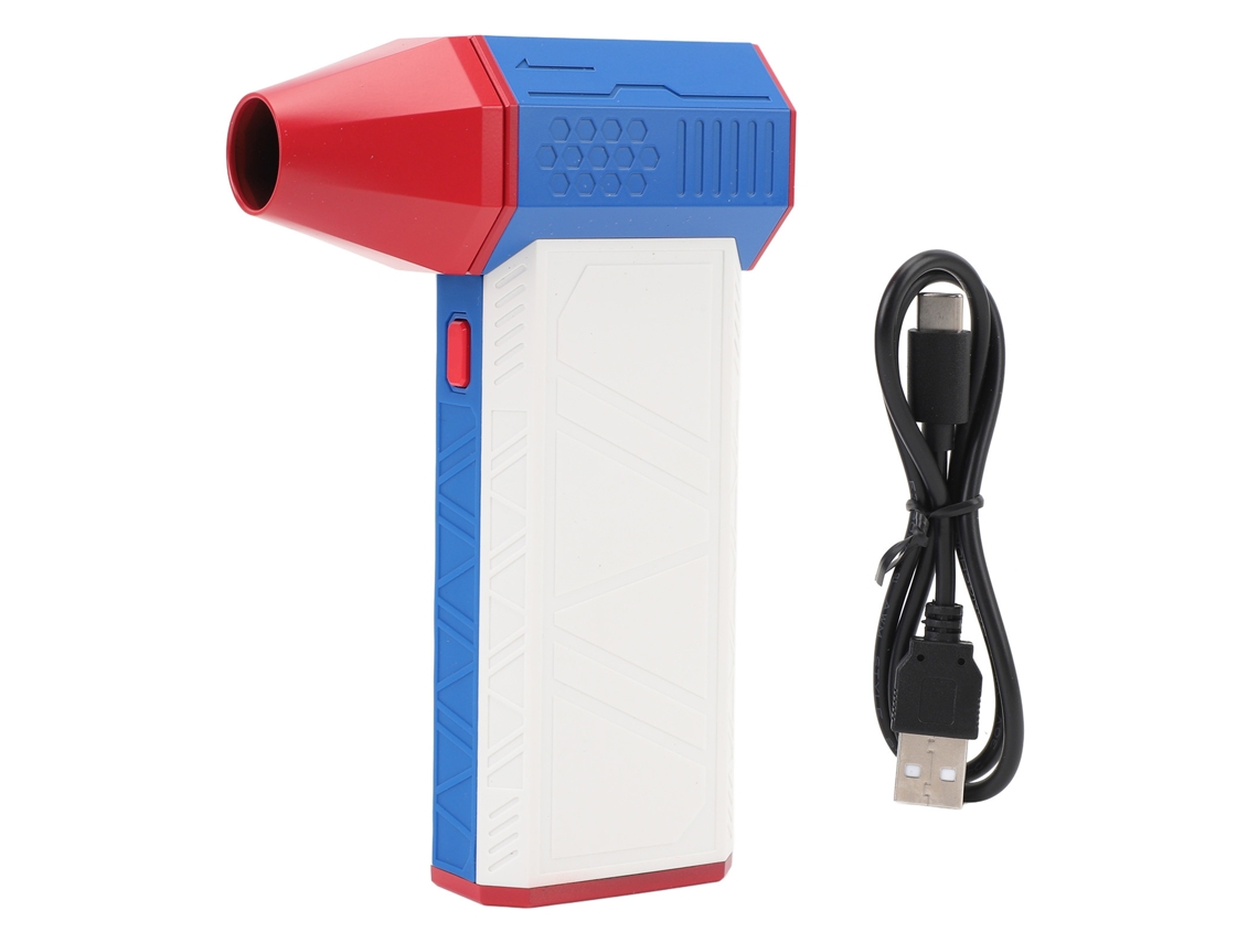 Soplador Jet Dry de 130000 rpm, 3 velocidades ajustables, 52 m/s, portátil, con batería de 3000 mAh, ventilador turbo X3 para teclados y picnics.
