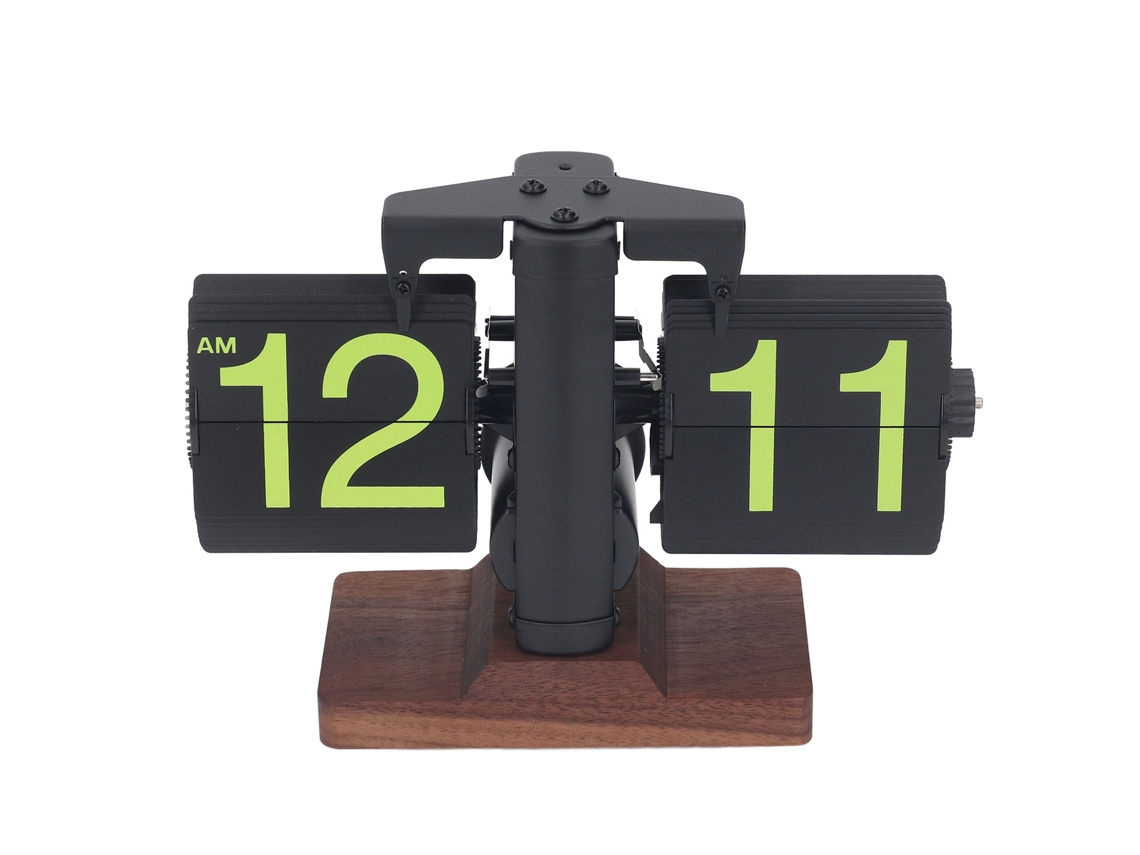 Reloj de mesa digital retro (batería automática de 12 horas)