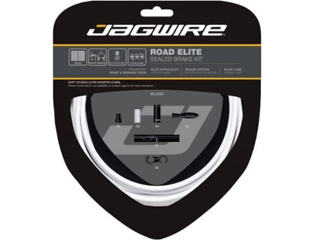 Kit de Freno JAGWIRE Road Elite Sealed Brake Kit (Blanco - TU)