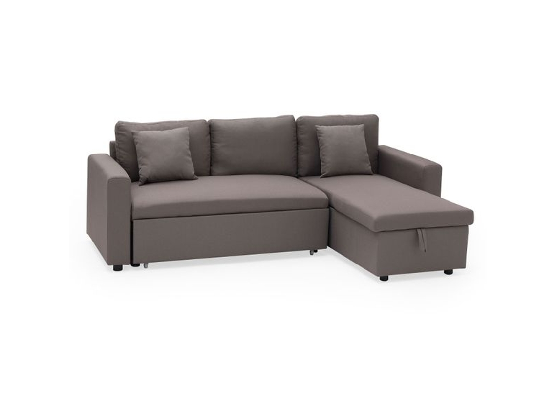 Sofá cama CLARK 3 plazas color topo