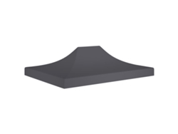 Techo para carpa para fiestas, 4,5 x 3 m, 270 g/m², antracita, Dkd Home Decor