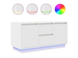 Maison Exclusive - Mueble De Tv Con Luces Led Blanco 100x41x50 Cm