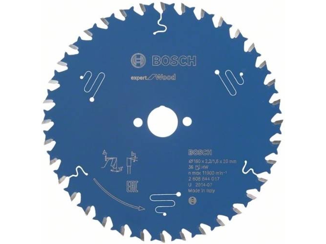 Disco de Sierra Circular BOSCH Expert para Madera 160x20x2.2 mm - 36