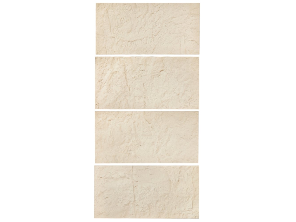 Conjunto de paneles de pared 3D de PU con efecto piedra natural Tekmaquinas