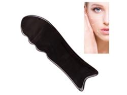 Herramienta Gua Sha portátil de cuerno de buey, Gua Sha de piedra Bian para promover la circulación sanguínea y reducir las arrugas.
