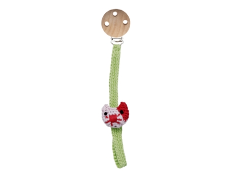 Porta-Chupetes FRANCK & FISCHER (Tejido - Verde - 22 x 4 x 4 cm)
