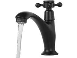 Grifo De Latón, Monomando De Agua Fría De Estilo Antiguo, Para Baño.