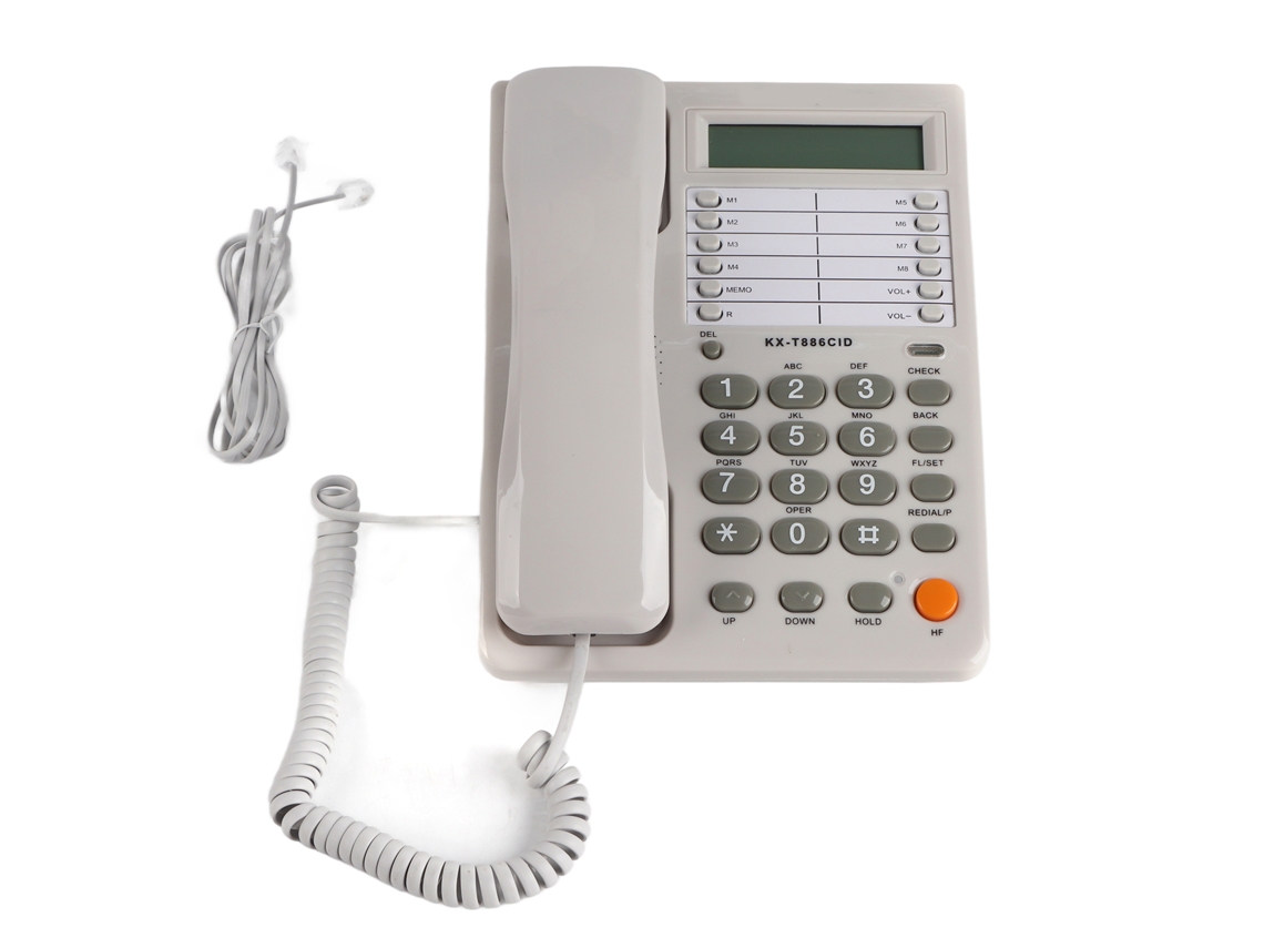 Teléfono de escritorio con cable para hoteles y oficinas