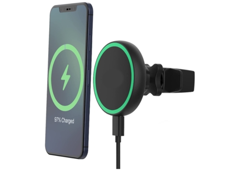 Cargador Carro Sem Magsafe Carregamento Rápido Ímã YIZHOOD Negro