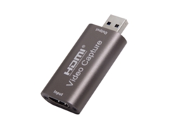 Tarjeta De Captura De Vídeo Hdmi Usb 3.0 Marrón, Compatible Con 4k, Diseño Ultracompacto, Ideal Para Streaming Y Grabación.