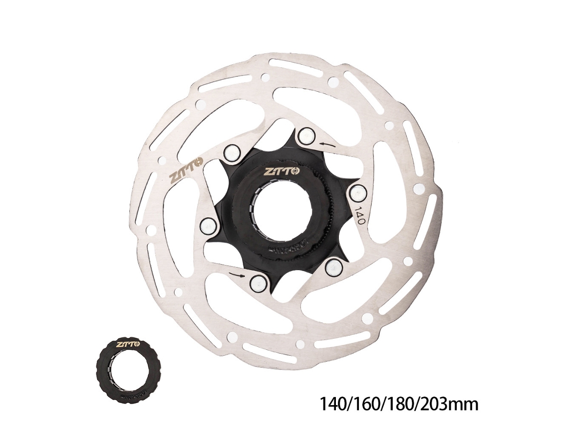 Freno De Disco Centerlock De Acero Inoxidable Ztto Para Mtb, Bicicleta De Montaña Y De Carretera Con Anillo De Bloqueo