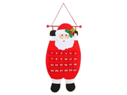 Calendario De Adviento De Fieltro Para Navidad, Cuenta Regresiva De 24 Días, Decoración Colgante Para El Hogar.