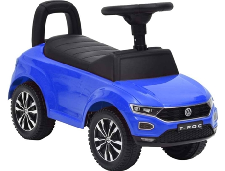 vidaXL Coche correpasillos Volkswagen T-Roc azul