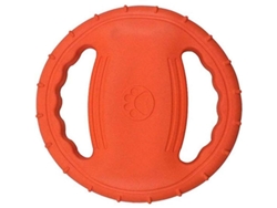 2026-2656-disco Volador Flotante Para Perros Grandes - Entrenamiento Y Juego Al Aire Libre - Caucho Suave Naranja